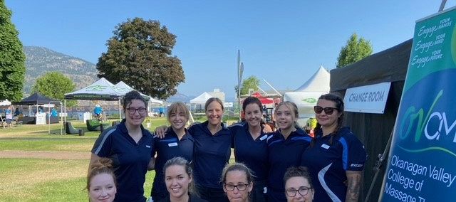 Revitalizing Cyclists: Okanagan Valley College of Massage Therapy Students Beat the Heat at the 2023 Granfondo Bike Race in Penticton